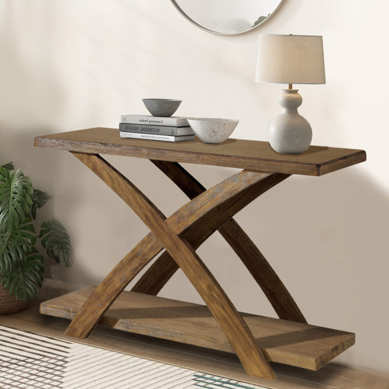 Solid Wood Antique Rectangular Console Table,wooden Behind The Sofa Table