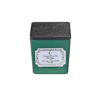 Sapin de Noël givré carré 7 oz