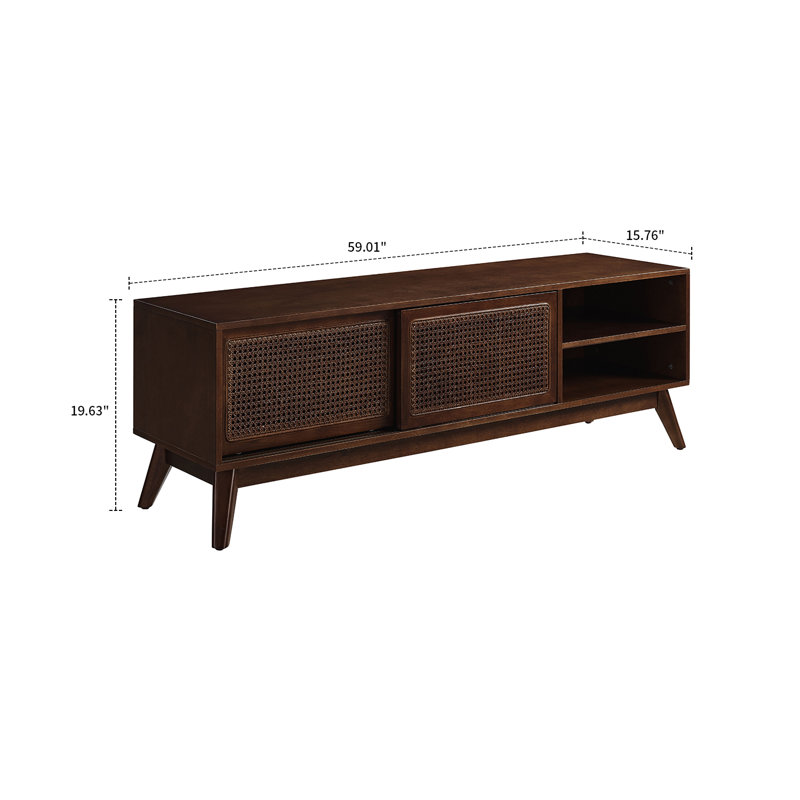 Crédence de rangement 59,01 po, Espresso