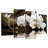 Harnek White Orchids And Butterfly