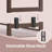 32-40 Pair Stackable Shoe Rack, with Adjustable Flat or Angled Shelves-833107155