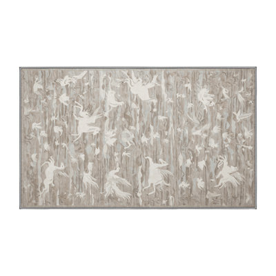 Tapis gris lavable à la machine
