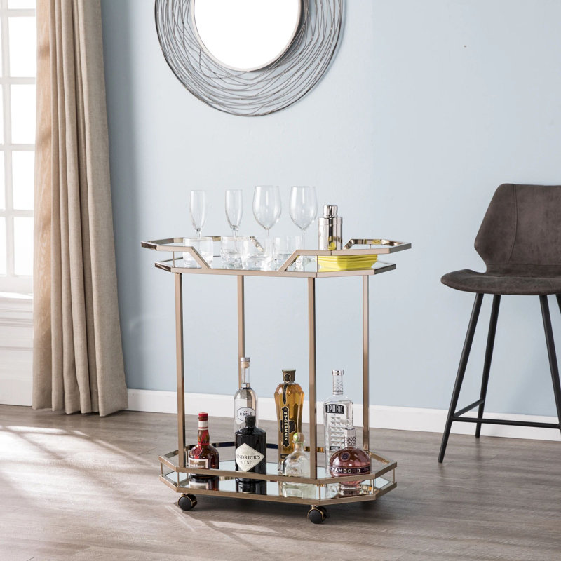 Howe Metal Bar Cart
