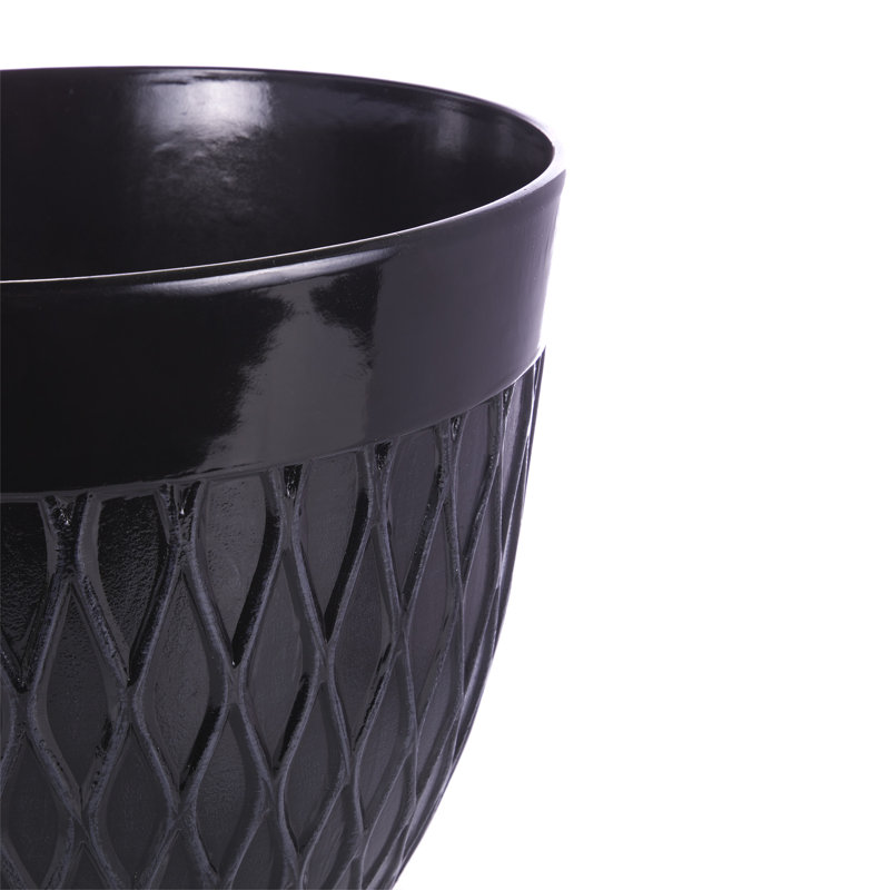 Shiye Pot Planter, Black