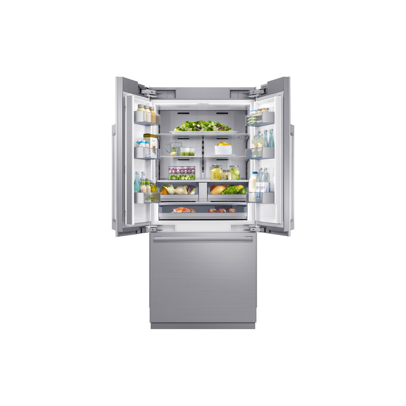 36" Built-In French Door Refrigerator, Panel Ready 