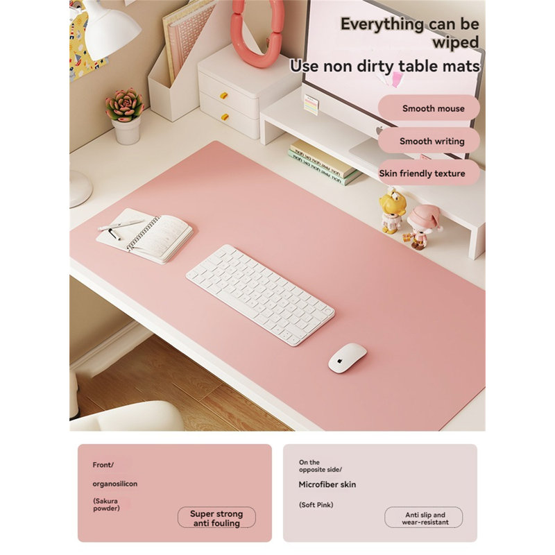 Tapis de bureau, chiffon de bureau, ordinateur