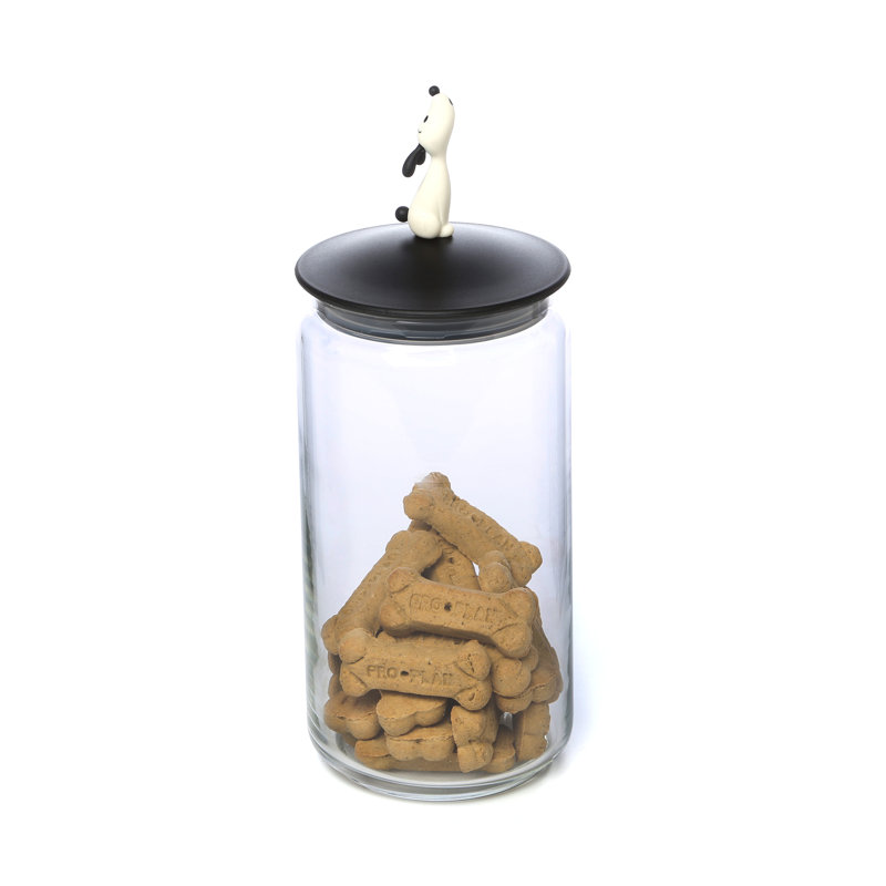 LulàJar Jar for Dog Food, Black