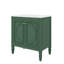 Meuble-lavabo 30 po avec lavabo et deux portes avec tablette-324123159
