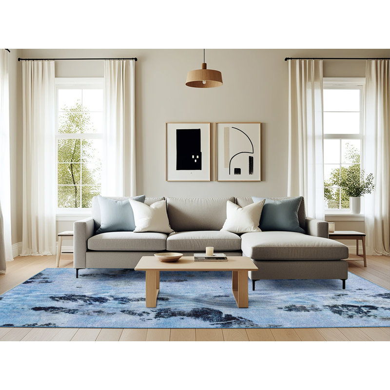 Tapis abstrait moderne 1959, Rectangle 6 pi x 9 pi