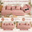 Upholstered 69.3 " Chenille Sofa Reclining-761506935