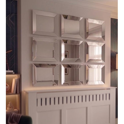 Plastic Square Wall Mirror