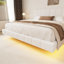 Lit flottant avec lumière White Boucle-2049590848
