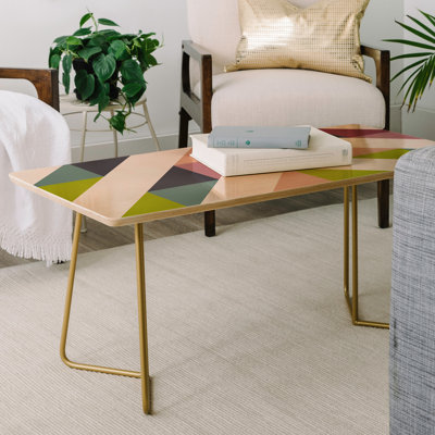 Solid Wood Top Coffee Table