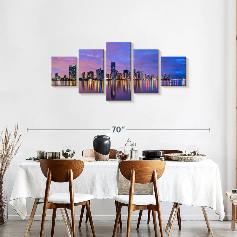  'Biscayne Bay Miami, 42" H x 92" W