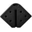4 poids de base de parasol en porte-à-faux de 175 lb - noir. Fortifiez la position du parasol avec différents environnements avec de l'eau / du sable. Poids portables et empilables, 4., noir. &