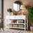 50" Console Table Sofa Table with Drawers and Shelf for Entryway-319984264