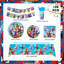 Ensemble de décorations de fête pour enfants Spidey and Friends, 128 pièces Spidey and Friends