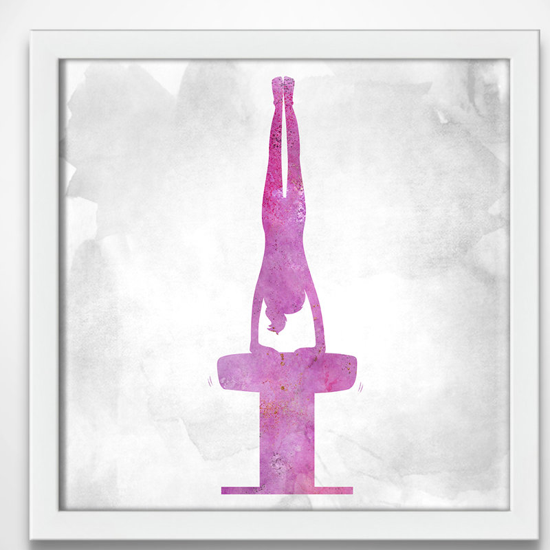 Gymnastique 1, H 13 po x l 13 po x P 1,19 po, Encadré de boîte blanc