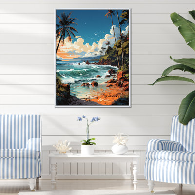 «Beach Photo Tropical Vibes XIX» sur toile
