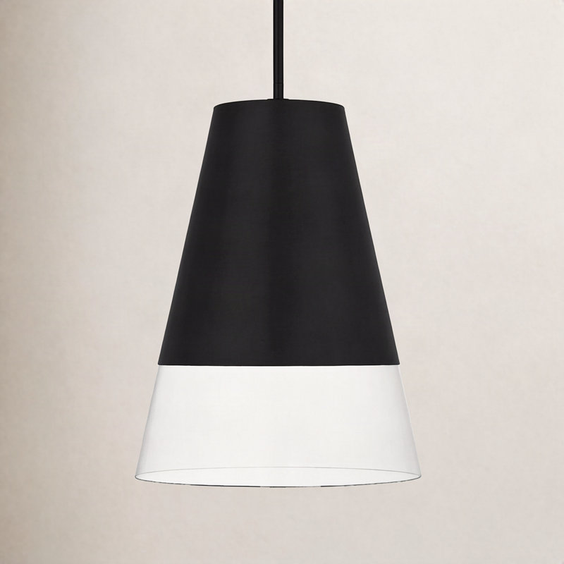 Crowne 1 - Light Cone Pendant, Brushed Black