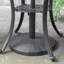 Base de parasol ronde en résine pour patio