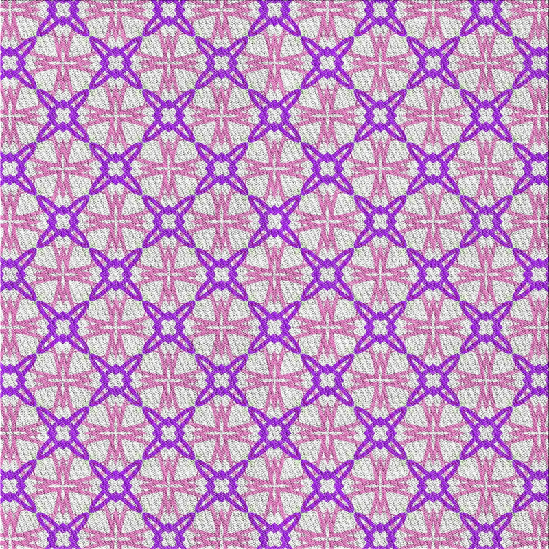 Tapis de zone mauve/beige à motifs, Carré 3 pi
