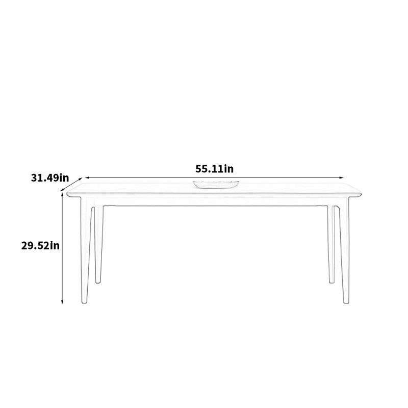 Tileah, 29.52"H x 55.11"L x 31.49"W