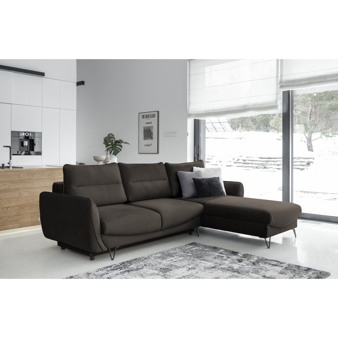 Ecksofa Stormstown mit Bettfunktion