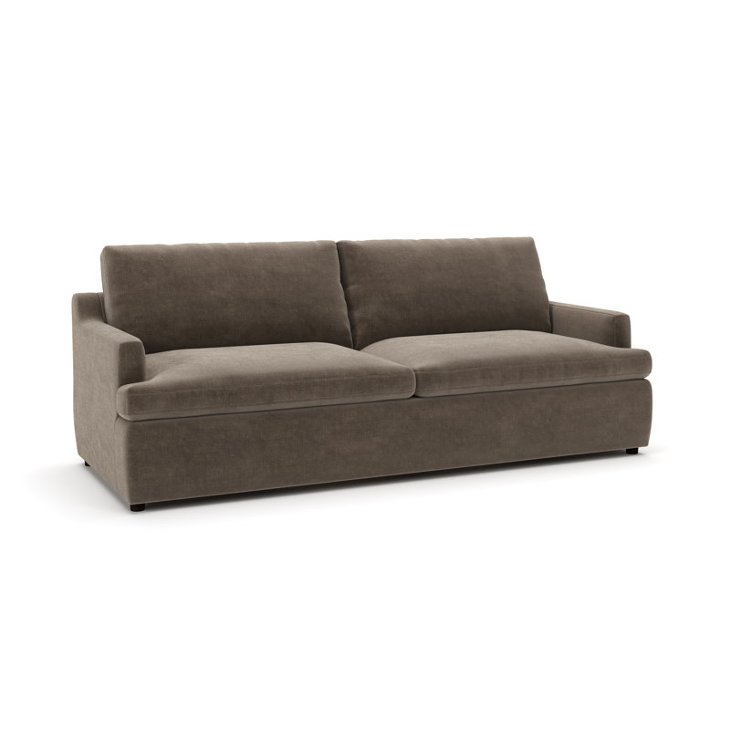 Essex 90" Upholstered Sofa, Andrew Driftwood Performance Chenille