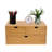 Mini Bamboo Desk Tabletop Storage Organizer