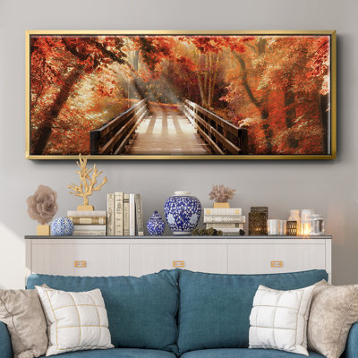 Autumn Bridge - Toile encadrée