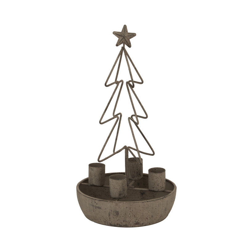 Andrian Metal Candle Accessories, 26cm H x 14cm W x 14cm D