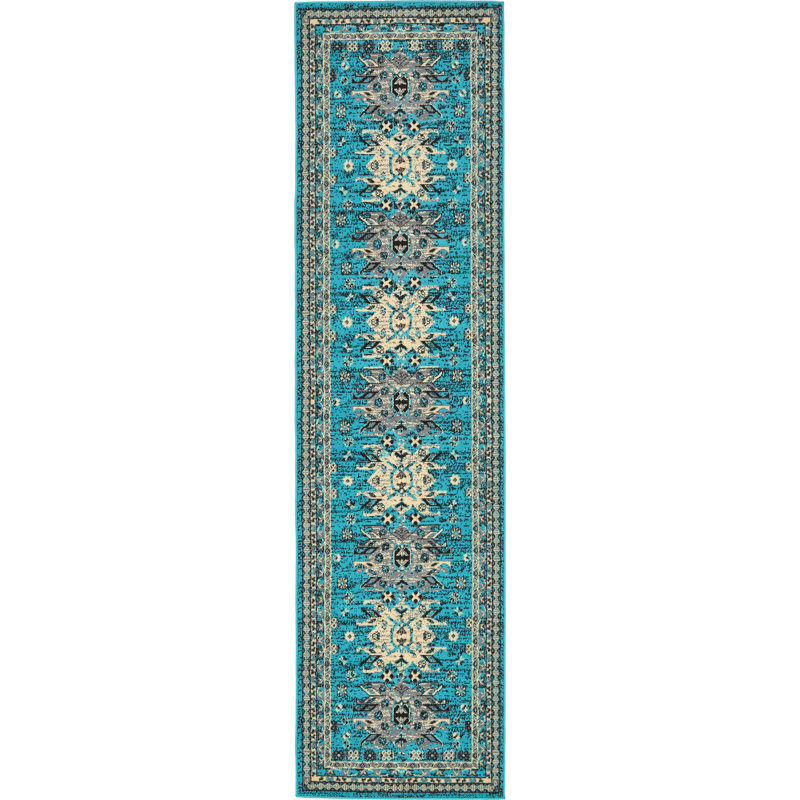 Eesi Oriental Indoor Rug, Runner 2'7" x 10'