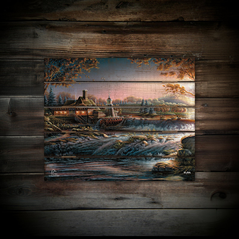 Gardien de la conservation, 45,7 x 55,9 cm, Tableau mural en palette de bois
