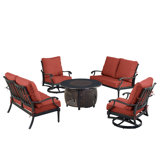 Paighton Outdoor 6 - Piece Conversation Set
