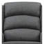 Chaise berçante avec accoudoirs évasés