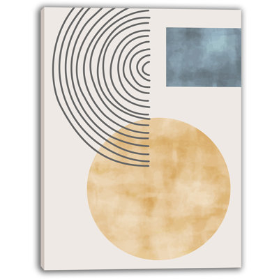 Abstrait, art mural sur toile tendue