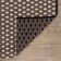 Dainty Diamond Black/Ivory Handwoven Cotton Rug