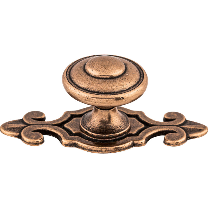Canterbury 1 1/4" Diameter Round Knob, Old English Copper