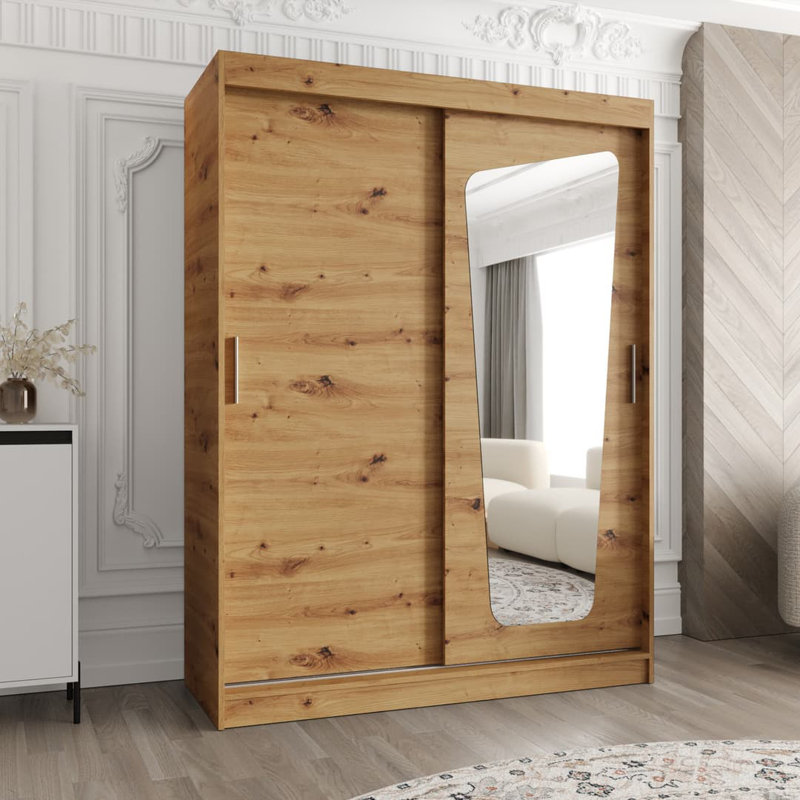 Sundhas Manufactured Wood Wardrobe, Oak