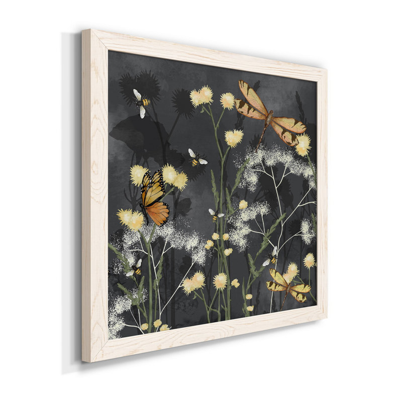 Toile encadrée Garden Magic I-Premium - prête à être accrochée, Cadre blanc, H 17 po x l 17 po x P 1,5 po