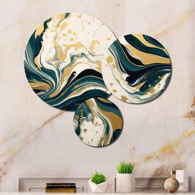 Abstract Wall Decor on Metal