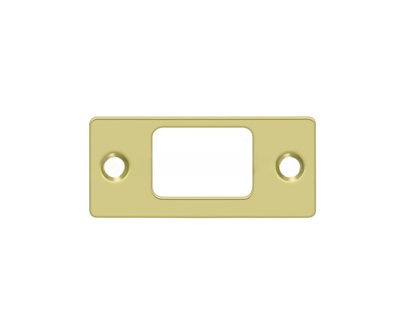 Plaque de frappe Deltana SP2753U26, pêne dormant, 2-3 / 4 "x 1-1 / 4" en chrome poli, Chrome poli