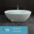 65'' x 30'' Freestanding Soaking Solid Surface Bathtub-107820409