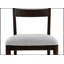 Ensemble de salle à manger 7 pièces rectangulaire avec table en chêne foncé et chaises rembourrées pour une salle à manger élégante et confortable-994614094