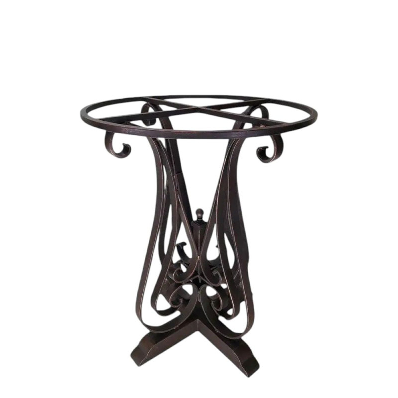 Modern Travertine Patio Bar Table
