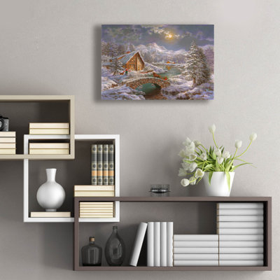  «Natures Magical Season» par Nicky Boehme, art mural en verre acrylique, 24 po x 16 po