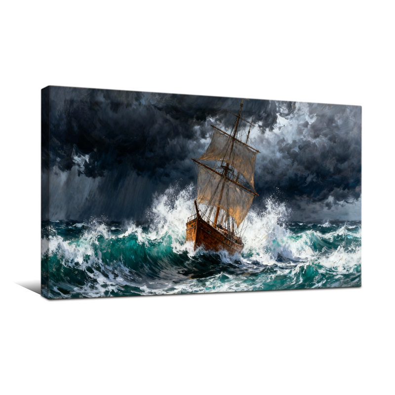 Impression sur toile Nautical & Beach, H 16 po x l 32 po