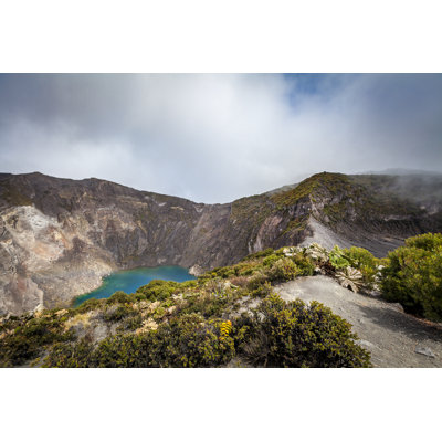 Irazu Volcano Crater Lake by 35007 - Wrapped Canvas Print