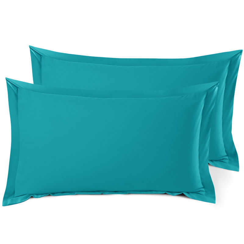 Taie décorative 100% polyester , Bleu sarcelle, 20 po x 26 po
